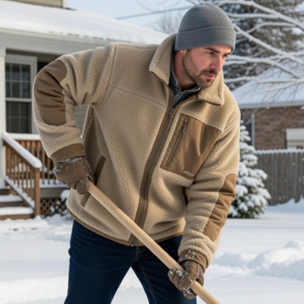 Mountain Khakis Fourteener Fleece Canvas Full-zip Outdoor Rugged Jacket Small